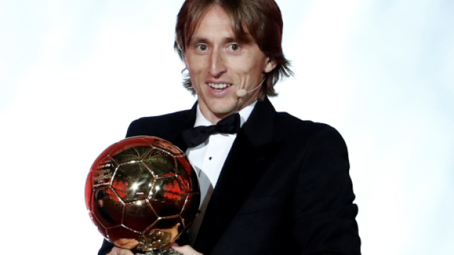 Luka Modrić, récompensé par le ballon d'or.