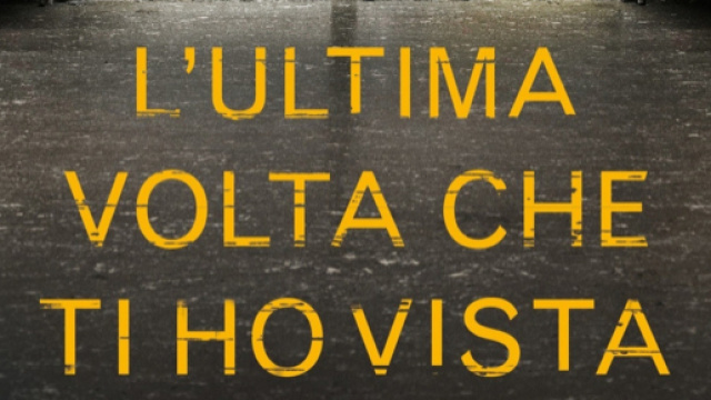 'L'ultima volta che ti ho vista', cover del libro