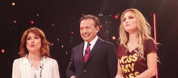 Da sinistra Vladimir Luxuria, Piero Chiambretti e Alessandra Cantini Da sinistra Vladimir Luxuria, Piero Chiambretti e Alessandra Cantini