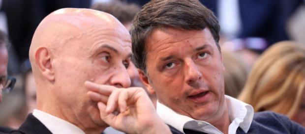 Marco Minniti e Matteo Renzi, aria di scissione nel Pd Marco Minniti e Matteo Renzi, aria di scissione nel Pd