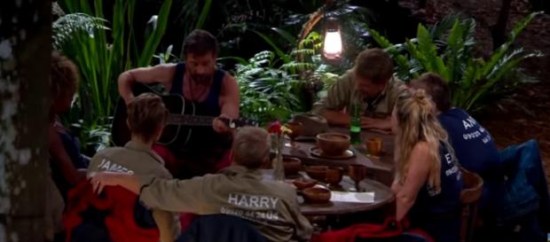 Nick serendaes Campmates at The Jungle Arms (Image credit: I'm A Celebrity...Get Me Out Of Here!/ITV YouTube.com) Nick serendaes Campmates at The Jungle Arms (Image credit: I'm A Celebrity...Get Me Out Of Here!/ITV YouTube.com)