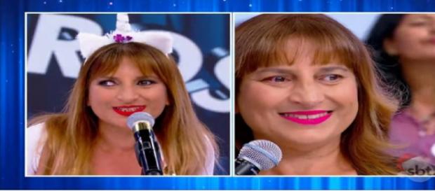 Silvio Santos presenteou Adriana Biacchi com cirurgia de correção do estrabismo, que custou mais de R$ 30 mil. (Reprodução/SBT) Silvio Santos presenteou Adriana Biacchi com cirurgia de correção do estrabismo, que custou mais de R$ 30 mil. (Reprodução/SBT)