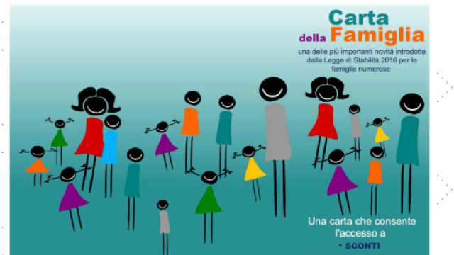 Carta della Famiglia solo agli italiani