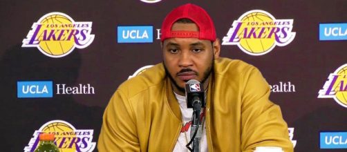 The Lakers may take a chance at Carmelo Anthony if LeBron James asks for the move. - [SportHub / YouTube screencap]