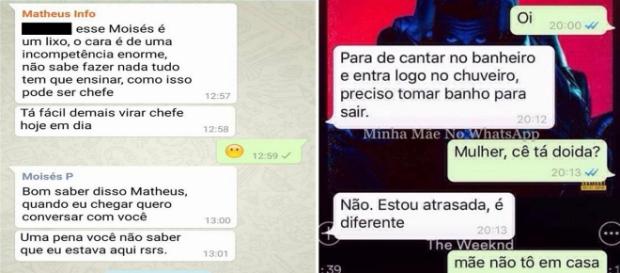 Prints de conversas de WhatsApp engraçadas. (Foto: Reprodução Internet) Prints de conversas de WhatsApp engraçadas. (Foto: Reprodução Internet)
