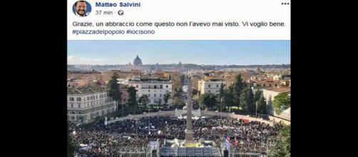 Lega in piazza, Salvini: 'La pacchia è finita' (VIDEO)