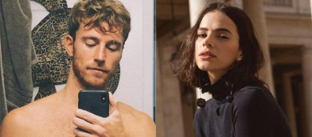 Foto do modelo Rodrigo Calazans e Bruna Marquezine - Reprodução/UOL Foto do modelo Rodrigo Calazans e Bruna Marquezine - Reprodução/UOL