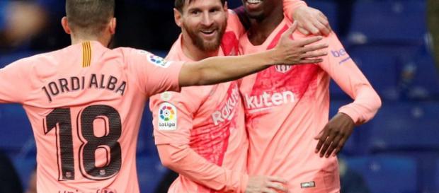 Actuación estelar de Lionel Messi, dos goles y puntero con el Barcelona Actuación estelar de Lionel Messi, dos goles y puntero con el Barcelona