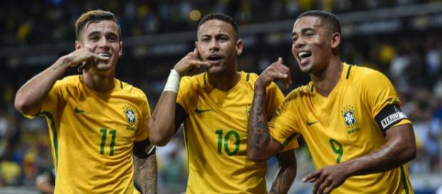 El tridente ofensivo de Brasil que causa temor para Rusia 2018. El tridente ofensivo de Brasil que causa temor para Rusia 2018.