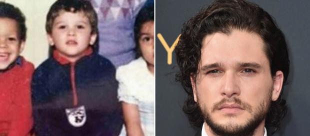 Kit Harington quando era mais novo e atualmente Kit Harington quando era mais novo e atualmente