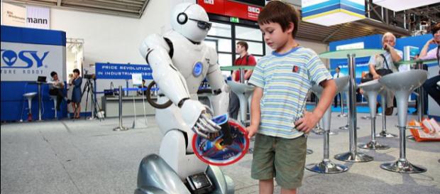 TOPIO Dio - Service Robot at an exhibition in Germany ((Image credit - Adrian Baer, Wikimedia Commons) TOPIO Dio - Service Robot at an exhibition in Germany ((Image credit - Adrian Baer, Wikimedia Commons)
