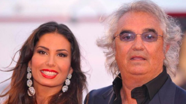 Elisabetta Gregoraci e l'ex marito Flavio Briatore