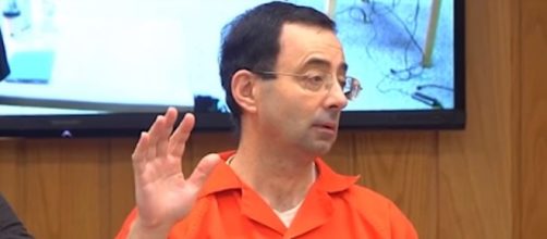 Larry Nassar speaks during his sentencing -Image credit - MLive | YouTube