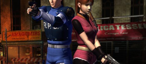 Leon Kennedy and Claire Redfield. Image via bagogames on flickr