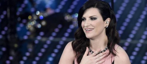 Sanremo 2018, Laura Pausini in lacrime
