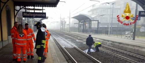 Stazione di Melegnano, tragico incidente