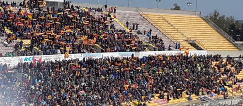 Sugli apalti durante Bisceglie- Lecce c'era De Picciotto.