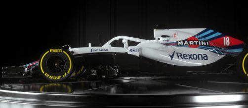 Vista laterale della Fw41 2018