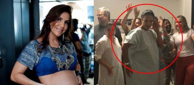 Ivete aparece comemorando ( Reprodução - Instagram ) Ivete aparece comemorando ( Reprodução - Instagram )