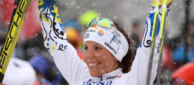 La première médaille d'or pour Charlotte Kalla La première médaille d'or pour Charlotte Kalla