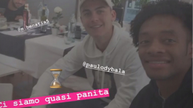 Juventus, Cuadrado fa il conto alla rovescia per il ritorno di Dybala