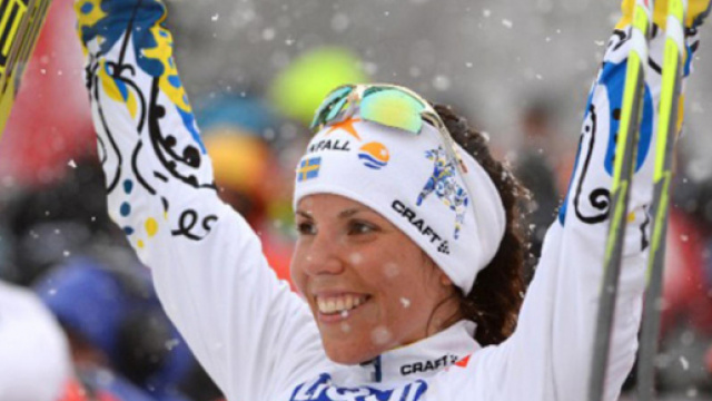 La premi&egrave;re m&eacute;daille d'or pour Charlotte Kalla