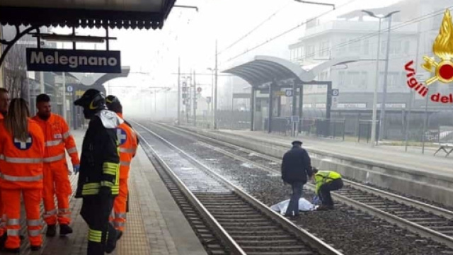 Stazione di Melegnano, tragico incidente