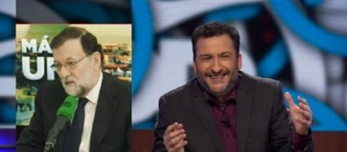 Toni Soler, contando en su programa 'Està Passant' (TV3) una noticia sobre Mariano Rajoy.