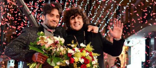 Fabrizio Moro ed Ermal Meta, vincitori della 68esima edizione del Festival di Sanremo
