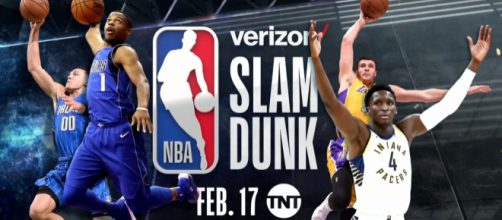 It's time again for the Verizon Slam Dunk contest. [image source: YouTube screen-cap/NBA on TNT]