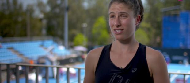 Johanna Konta seeking revenge against Bernarda Pera in Qatar Total Open| Picture courtesy of WTA Tennis - wtatennis.com Johanna Konta seeking revenge against Bernarda Pera in Qatar Total Open| Picture courtesy of WTA Tennis - wtatennis.com