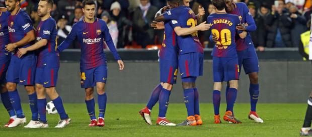 Los jugadores del FC Barcelona celebran el pase a la final de Copa del Rey | Foto: FC Barcelona Los jugadores del FC Barcelona celebran el pase a la final de Copa del Rey | Foto: FC Barcelona
