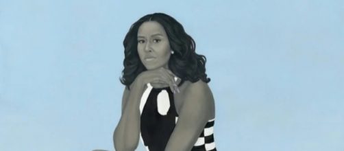 El retrato de Michelle Obama se expone en galería la presidencial de la National Portrait Gallery