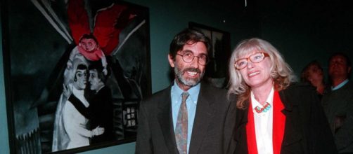 Roberto Russo e Monica Vitti in una foto