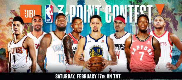 2018 JBL Three-Point Contest (YouTube screen-cap/NBA on TNT) 2018 JBL Three-Point Contest (YouTube screen-cap/NBA on TNT)