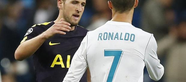 Harry Kane y Cristiano Ronaldo Harry Kane y Cristiano Ronaldo