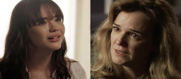 Laura se revolta com Lorena. (Foto: Divulgação TV Globo) Laura se revolta com Lorena. (Foto: Divulgação TV Globo)