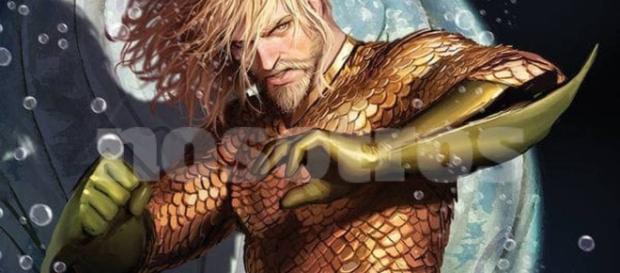 Naranja y verde para Halloween? La WB dice que el disfraz de película AQUAMAN que se muestra es "exactamente" como la versión moderna de cómics. Naranja y verde para Halloween? La WB dice que el disfraz de película AQUAMAN que se muestra es "exactamente" como la versión moderna de cómics.