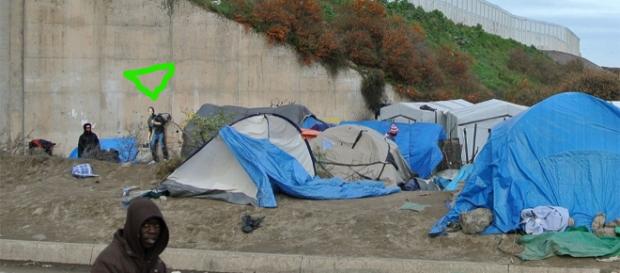 The arrow illustrates Banksy but we can all see the folly and squalor The arrow illustrates Banksy but we can all see the folly and squalor
