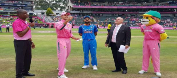 Toss at the India vs South Africa 4th ODI (Image Cr: Sony Six screencap) Toss at the India vs South Africa 4th ODI (Image Cr: Sony Six screencap)
