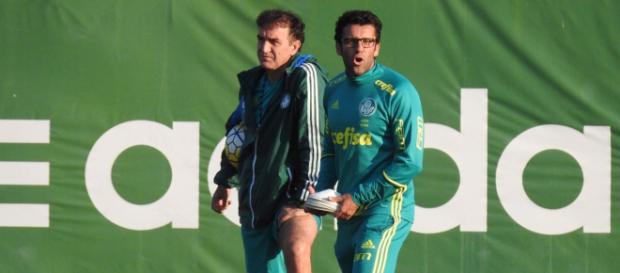 Valentim foi auxiliar de Cuca no Palmeiras Valentim foi auxiliar de Cuca no Palmeiras