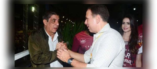 Zeca Pagodinho não achou ruim de tirar foto ao lado do prefeito João Doria Zeca Pagodinho não achou ruim de tirar foto ao lado do prefeito João Doria