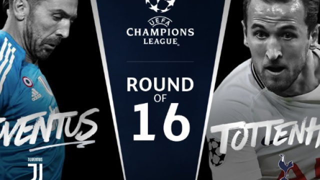 Champions League, sarà Juve-Tottenham negli ottavi di finale.