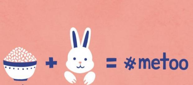 An illustration showing how the Chinese term Rice Bunny relates to the #MeToo move. http://www.abc.net.. An illustration showing how the Chinese term Rice Bunny relates to the #MeToo move. http://www.abc.net..