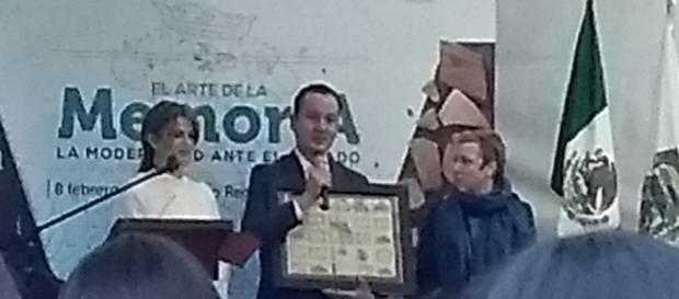 Edgar Ramírez, el director del Museo Regional de Cholula celebrando su patrimonio. Edgar Ramírez, el director del Museo Regional de Cholula celebrando su patrimonio.