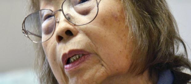 Michiko Ishimure, figura destacada en una demanda colectiva contra el fabricante y el gobierno japonés. Michiko Ishimure, figura destacada en una demanda colectiva contra el fabricante y el gobierno japonés.