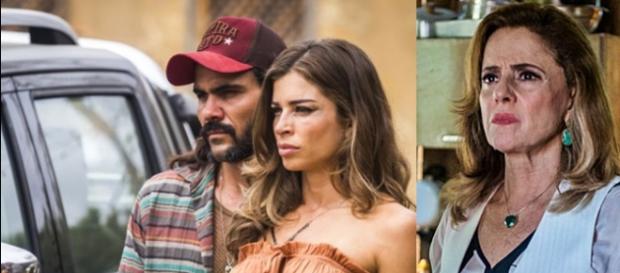 O triângulo amoroso da novela das nove vai ferver nos próximos capítulos. (Foto Reprodução). O triângulo amoroso da novela das nove vai ferver nos próximos capítulos. (Foto Reprodução).