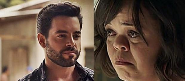 Pedro Carvalho e Juliana Caldas vivem, respectivamente, Amaro e Estela na novela das nove da Globo Pedro Carvalho e Juliana Caldas vivem, respectivamente, Amaro e Estela na novela das nove da Globo