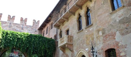 Veduta della Casa di Giulietta a Verona