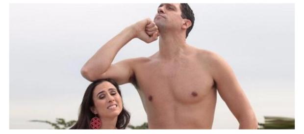 As baixinhas nem sempre são o sexo frágil da relação. (Foto Reprodução). As baixinhas nem sempre são o sexo frágil da relação. (Foto Reprodução).